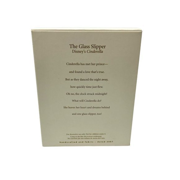 Hallmark Ornament - The Glass Slipper - Disney's Cinderella - Picture 4 of 4